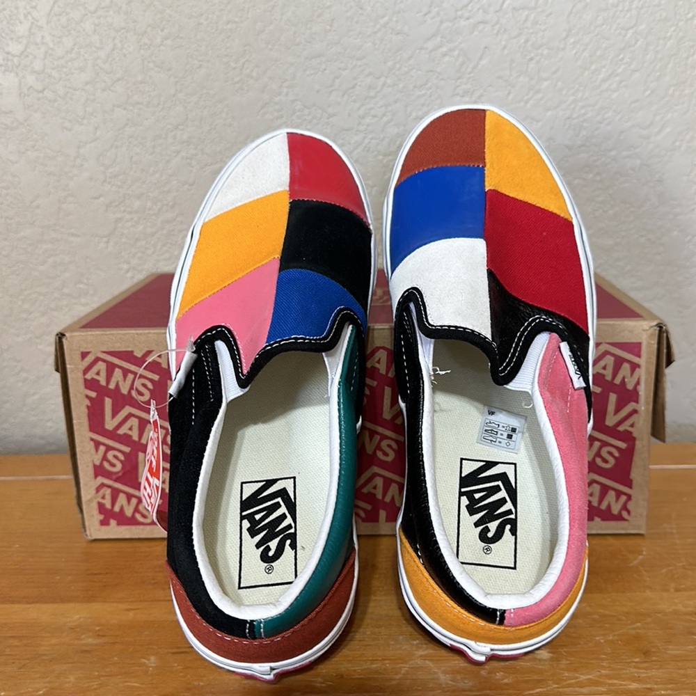 Vans Classic Slip On Patchwork Multiple Colors Tr… - image 6